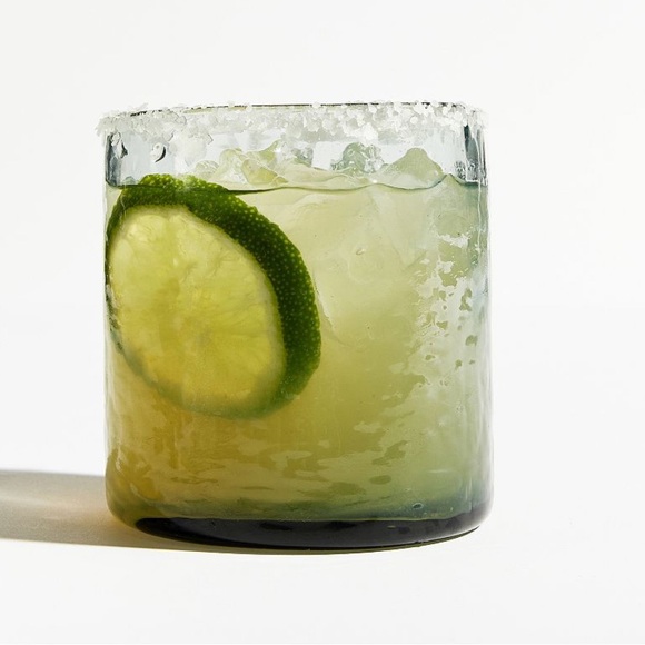 2 Bubble Highball Glasses by Artland Iris. Hand Blown. Dark Green. - Picture 8 of 8